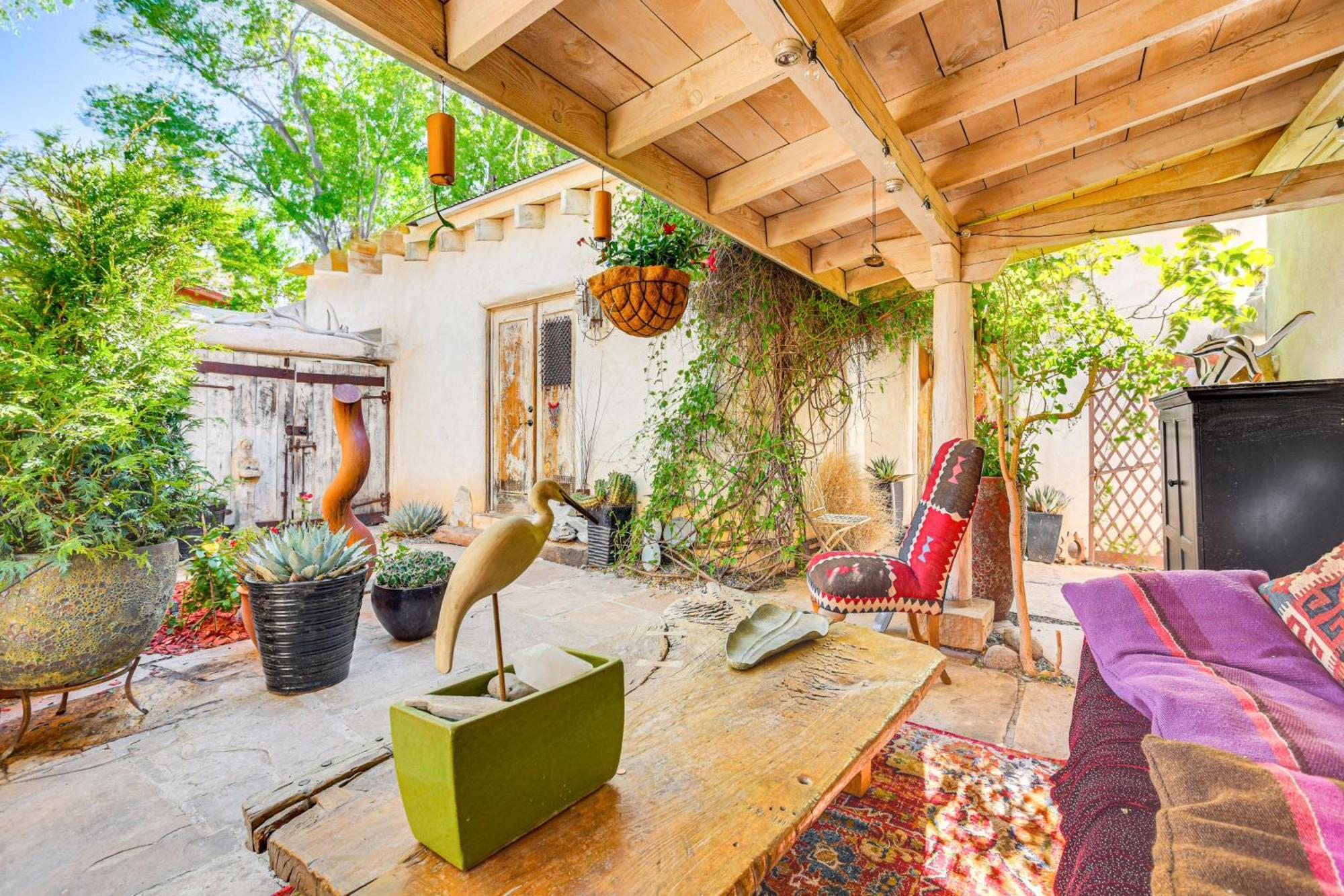 Adobe Studio 2 Blocks To Downtown Santa Fe Plaza! Bagian luar foto